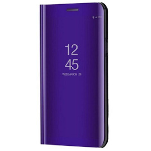 OnePlus 8T / 8T Plus 5G, Oldalra nyíló tok, hívás mutatóval, Smart View Cover, lila (utángyártott...