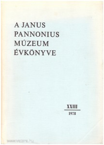 A Janus Pannonius Múzeum Évkönyve 1978