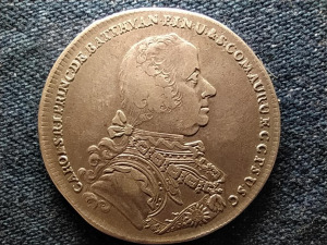 Horvátország Gróf Batthyány Károly József (1742-1756) ezüst 1/2 tallér 1770 (id54613)