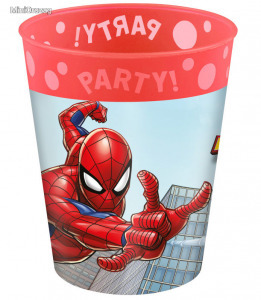 Pókember Crime Fighter pohár, műanyag 250 ml