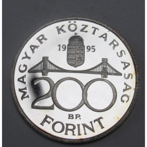 Magyarország, 200 forint 1995 PP UNC, 12g500