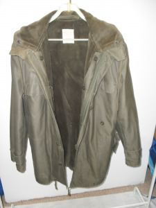 BW német katonai kék bundeswehr kabát dzseki parka kivehető béléssel  II.