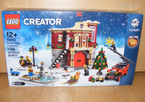 Lego Creator 10263 Seasonal Téli tűzoltó állomás Tűzoltóság Karácsony ÚJ BP!
