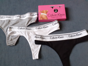 Calvin Klein női alsó tanga bugyi L-es 3db-os csomag Új Raktáron! Több termék 1 szállításidíj