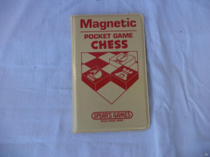 [ABC] Magnetic pocket game, sakk játék