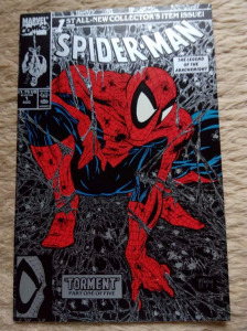 Spider-man (1990-es sor.): képregény 1. száma eladó (ezüstös színezetű borítóval, Todd McFarlane)!