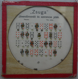 Régi 1945 előtti Zsuga szerencsejáték, játék