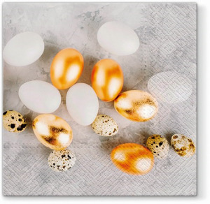 Golden Eggs papírszalvéta 33x33cm, 20db-os