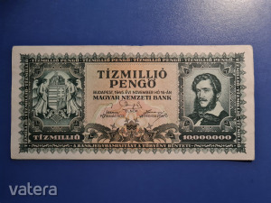 Tízmillió pengő 1945 (meghosszabbítva: 3185968055) - Vatera.hu Kép