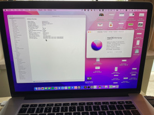 MacBook PRO 15.4, i7, 16GB RAM, 256GB SSD, mid-2015