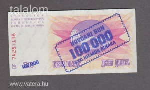 Bosznia Hercegovina bankjegy T:I  ( 35 )