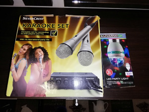 Karaoke szett ajándék bulifénnyel (meghosszabbítva: 3332637101) - Vatera.hu Kép