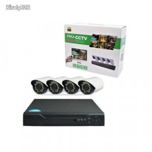 Full AHD CCTV 4 Kamerás Komplett Biztonsági Megfigyelő Rendszer