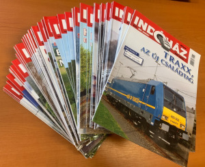 INDÓHÁZ vasúti magazin - több szám új állapotban darabonként  - listázva (*212)