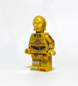 C-3PO EREDETI LEGO minifigura - Star Wars 75365 Yavin 4 Rebel Base - Droid - Új