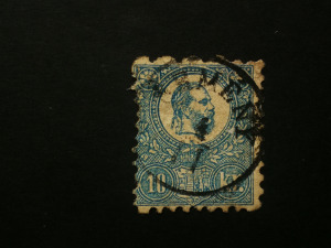 Magyarország 1871 Kőnyomat 10 kr. Ürmény, Gudlin:350, apró elvékonyodás  L