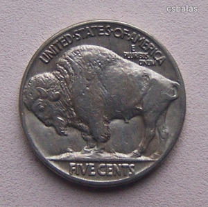 USA 5 Cent 1935 / Buffalo = Bivaly / Ritkább R!