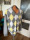 Dunnes Stores kötött rombuszosürk sárga szürke fehér ,hosszú újjú férfi pulover XXL-es méretben- Kép