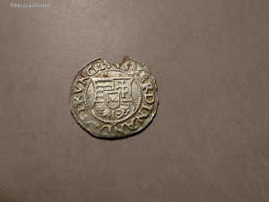 I. Ferdinánd (1526-1564) ezüst Dénár ÉH745 1556 KB hiányos