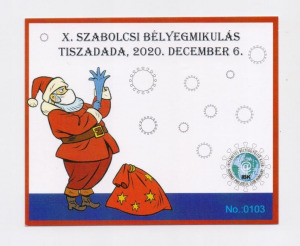 X. Szabolcsi bélyegmikulás emlékív, 2020 - Vatera.hu Kép