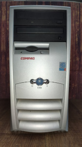 RETRO PC komplett gép - COMPAQ D31M - GIGABYTE GA-945GZM-S2 - PENTIUM 4 3GHz - LGA 775