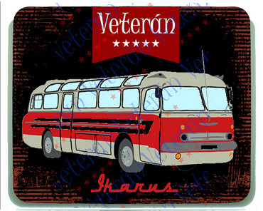 Veterán autós egérpad - Ikarus busz rajz - Vatera.hu