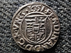 I. Ferdinánd (1526-1564) ezüst Dénár ÉH745 1551 KB (id44379)