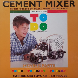Betonkeverő - Cement mixer, 126 darabos