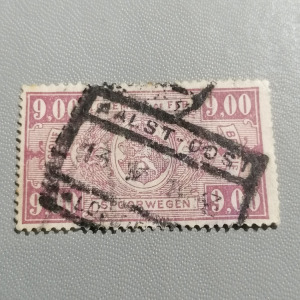 Pecsételt bélyeg Belgium. * 1927.
