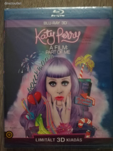 KATY PERRY - A FILM: PART OF ME, 3D BLU-RAY, ÚJ, FÓLIÁS, CSAK 1990FT!!!