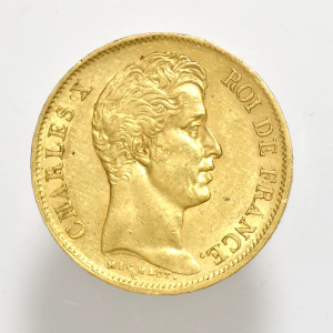 1830    Francia o.  X. Károly   arany 40 francs    (PAP314)