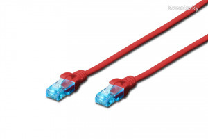 Digitus CAT5e U-UTP Patch Cable 0,5m Red DK-1512-005/R