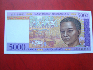 Madagaszkár 5000 Francs UNC 1994