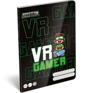 BossTeam VR Gamer sima füzet A5 - 20-32