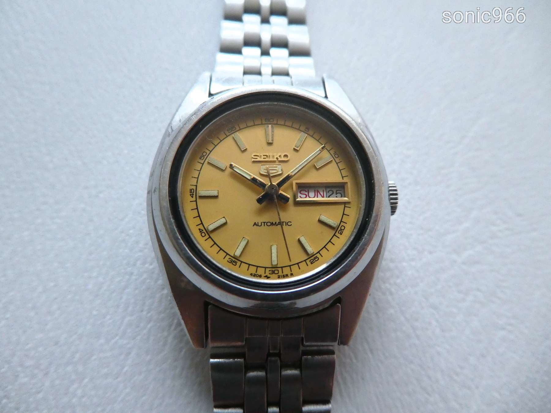 Gyönyörű elegáns ritka női acél tokos SEIKO 5 Automatic a 80-as évekből! 1989!