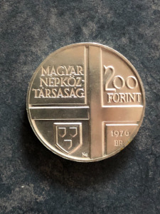 200 forint ezüst Derkovits Gyula 1976 1 darab