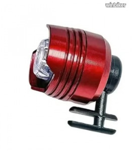 Mini fémházas LED lámpa világítás futóknak kerékpár bicikli túra robogó roller = KIÁRUSÍTÁS = 1FT
