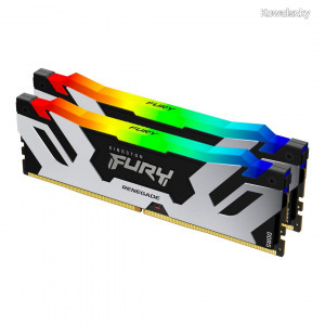 Kingston 32GB DDR5 6400MHz Kit(2x16GB) Fury Renegade RGB Black/Silver KF564C32RSAK2-32