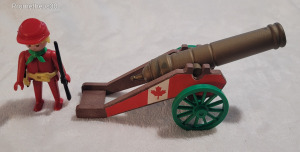 Schenk kanadai ágyú +katona
