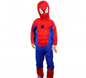 3 részes Spiderman, Pókember jelmez 4-5 évesre - ÚJ