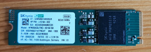 256GB SSD M.2 NVMe - Hynix HFM256GDJTNG-8310A