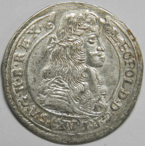 I. Lipót XV krajcár 1678 K-B (Körmöcbánya)