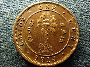 Sri Lanka V. György (1910-1936) 1 cent 1914 (id69581)
