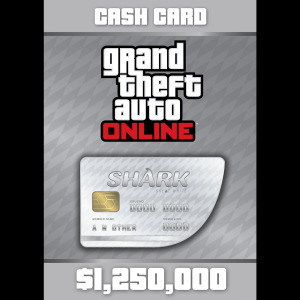 Grand Theft Auto Online - $1,250,000 Great White Shark Cash Card  elektronikus licenc