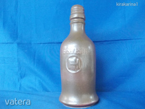 Régi sorszámos Herbakeserű kerámia flaska butélia