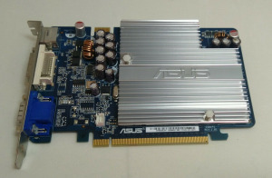 ASUS GeForce EN7600GS Silent 512MB DDR2 PCI-E, a DSUB kimenete zajos