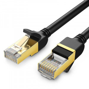 UGREEN NW107 CAT7 STP Patch Cable 0,5m Black 11229 Hálózat Hálózati kábelek