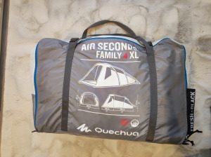 Quechua Air Seconds Family 4 XL felfújós 4 személyes Fresch Black szövetű sátor eladó