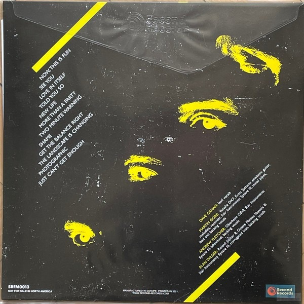 DEPECHE MODE - LIVE AT THE HAMMERSMITH ODEON LONDON , 1983 LP, YELLOW