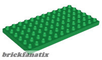 Lego Duplo, Plate 6 x 12, Green